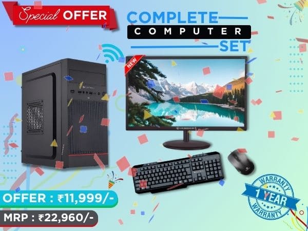 Full Computer Set Only ₹11,999/-